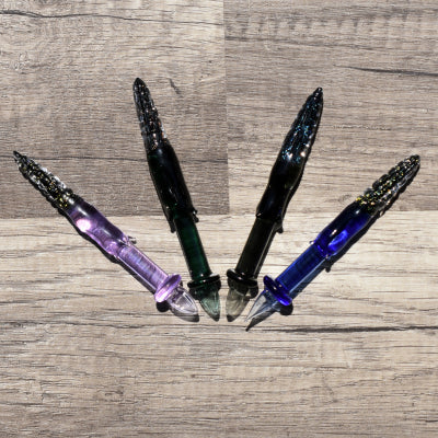 BLOWOUT! Dichroic DragonGlass Dabber W/ Scoop