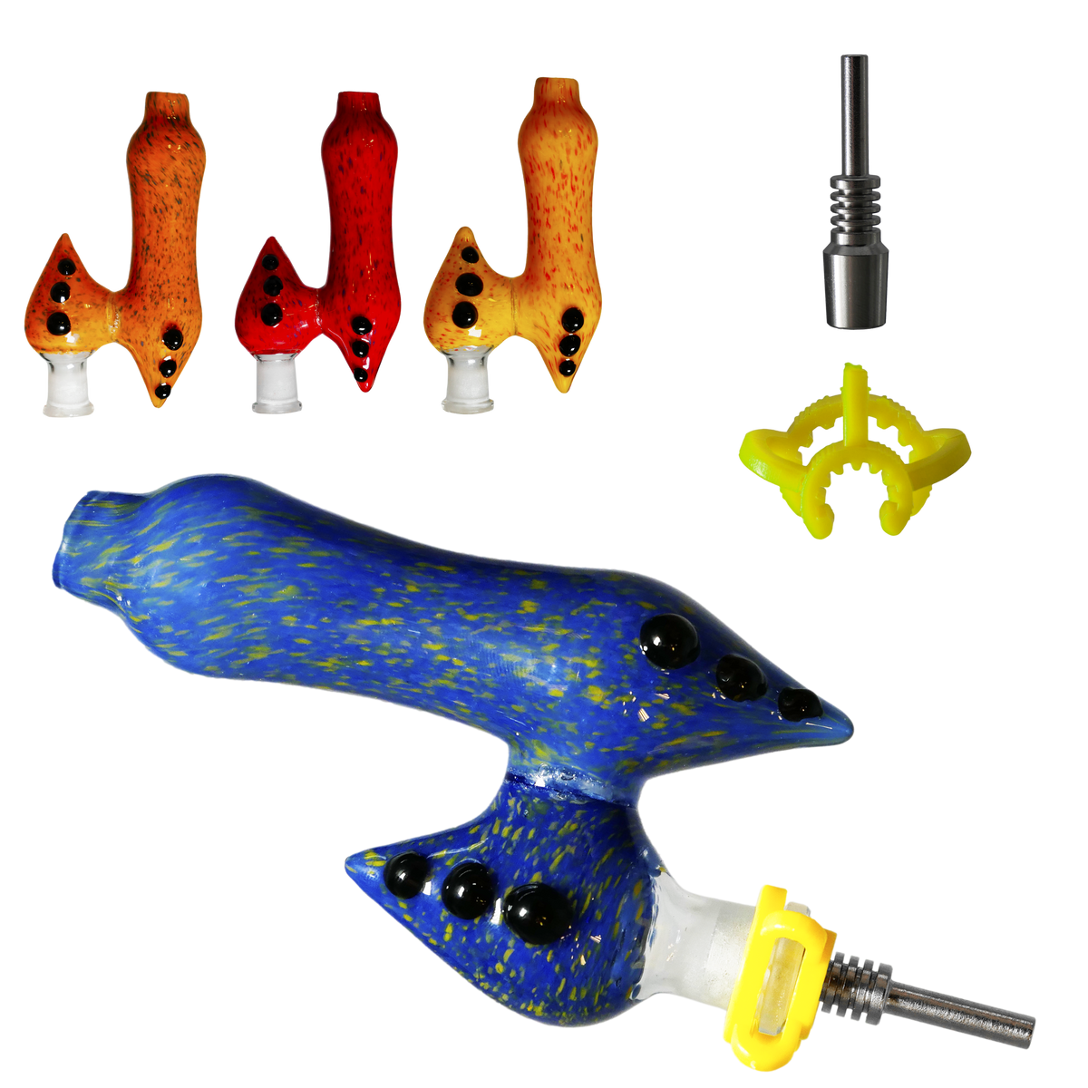6" 14mm Color Raygun Nectar Straw