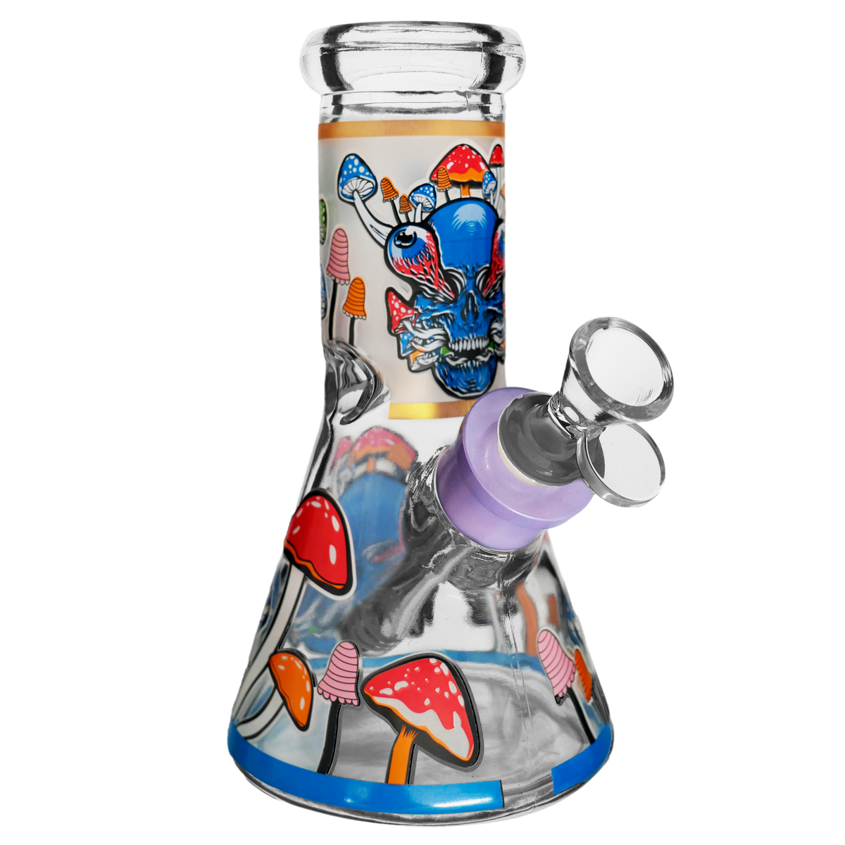 8" 50x7mm Trippy Mushroom