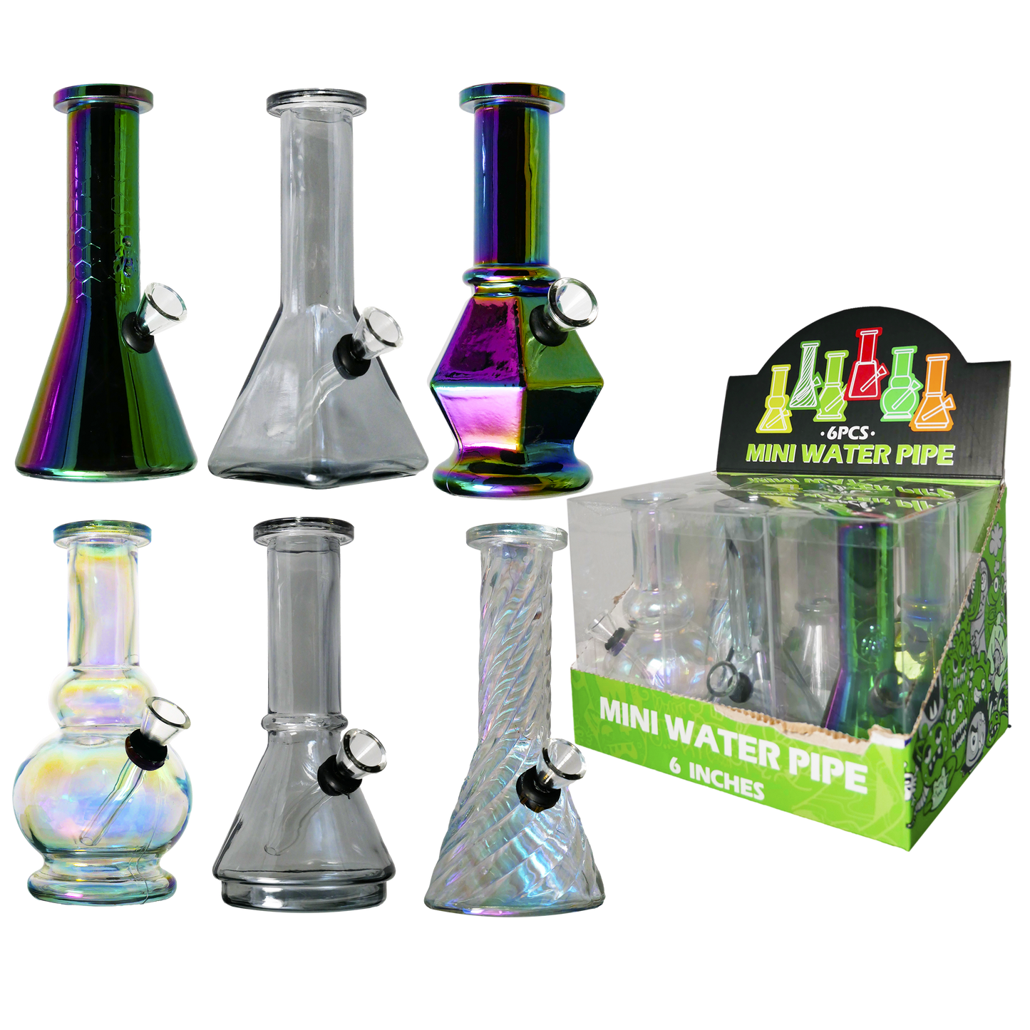 6" Electroplate. Sold in 6 Pack