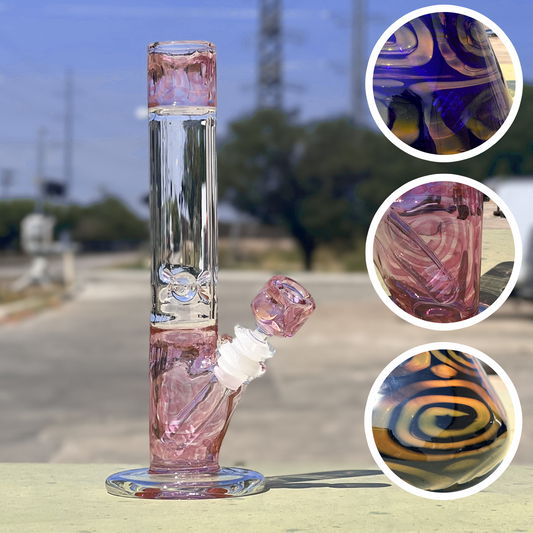 10" 38mm Fumed Squiggly