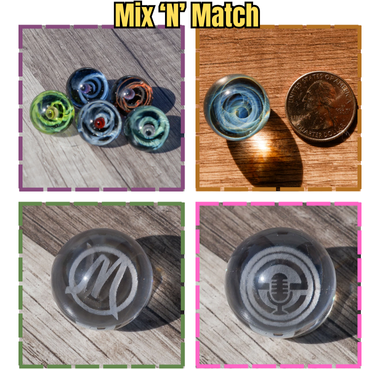 Terp Slurper Marble Caps (13 Styles)