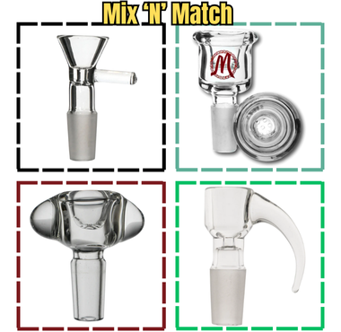 14mm Clear Bowls (23 Styles)