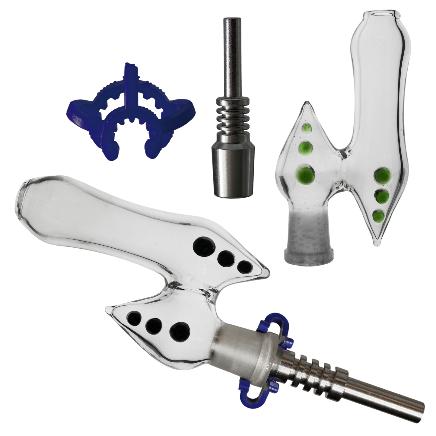 6" 14mm Clear Raygun Nectar Straw