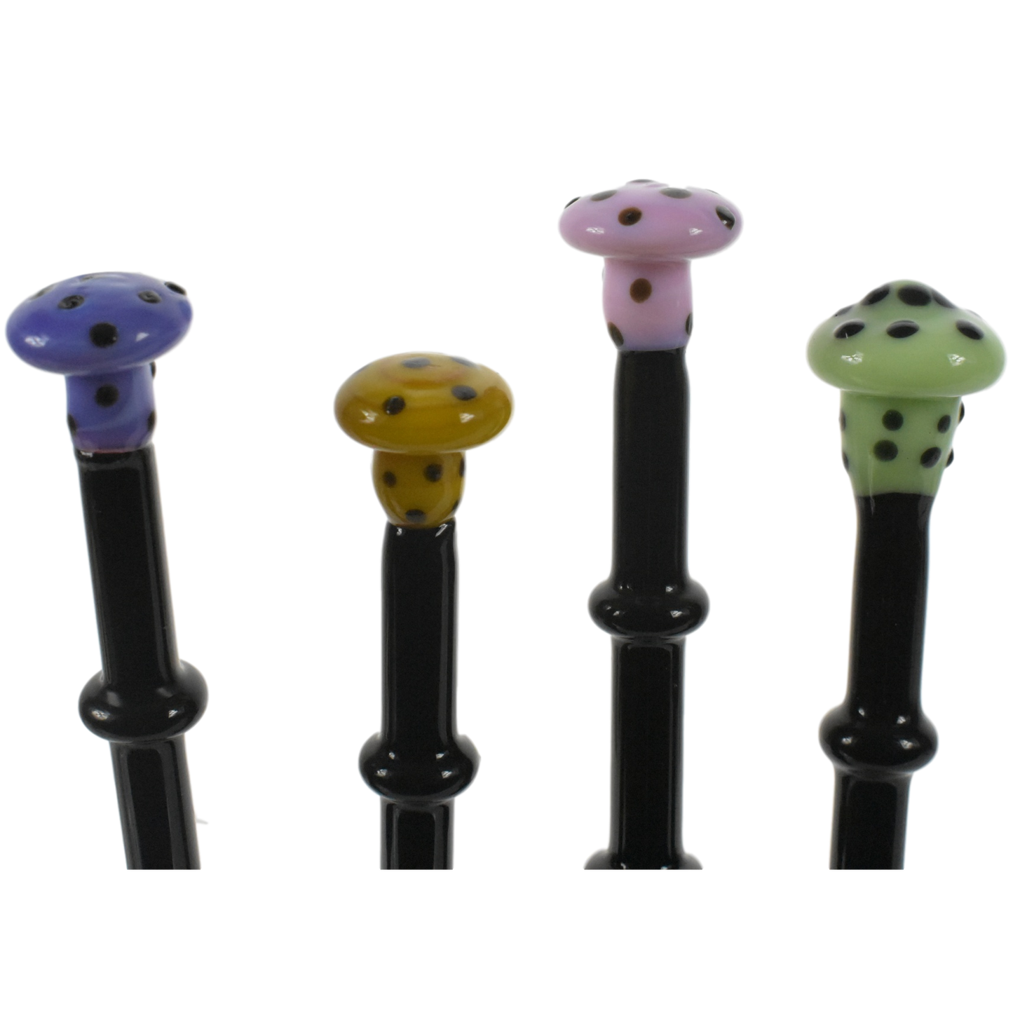 BLOWOUT! Black Rod w/ Color Mushroom