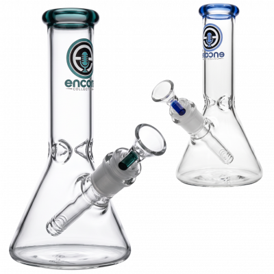 38mm 8'' Beaker w/ Color Lip