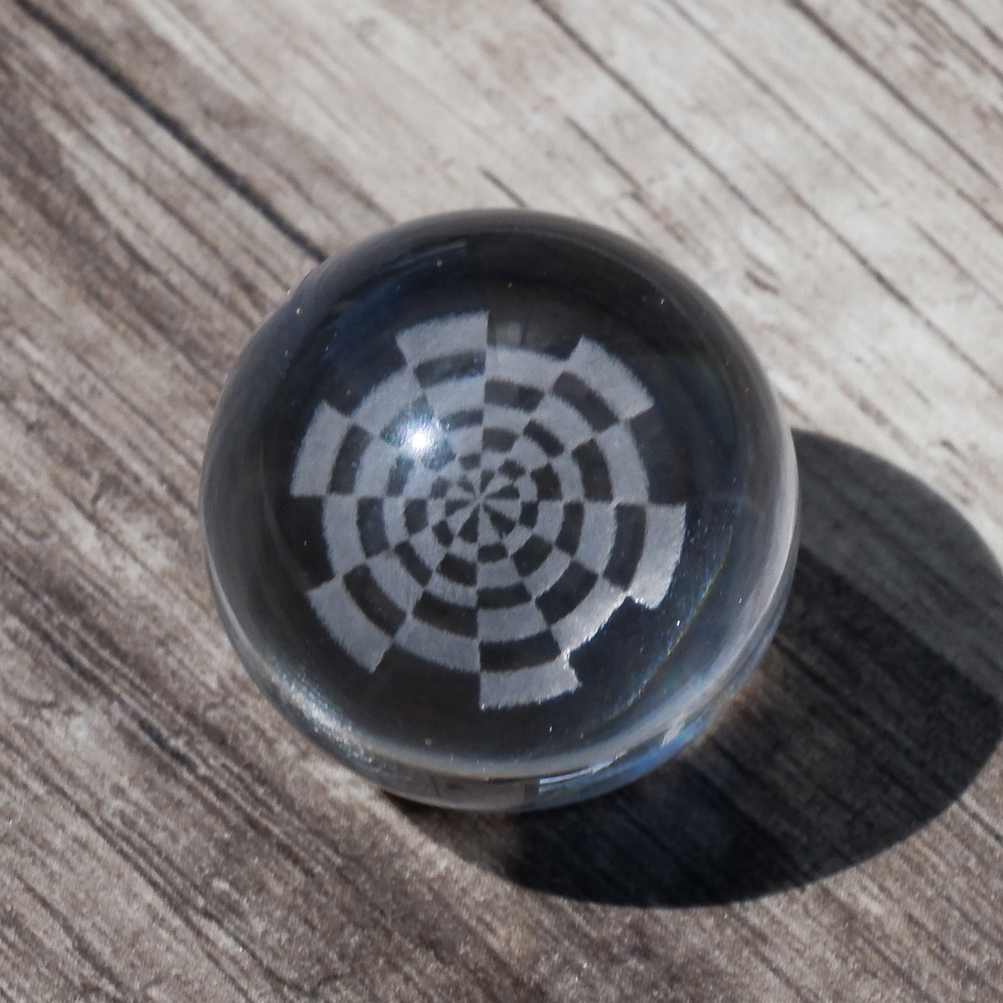 25mm Marble w/ Dart Board Design