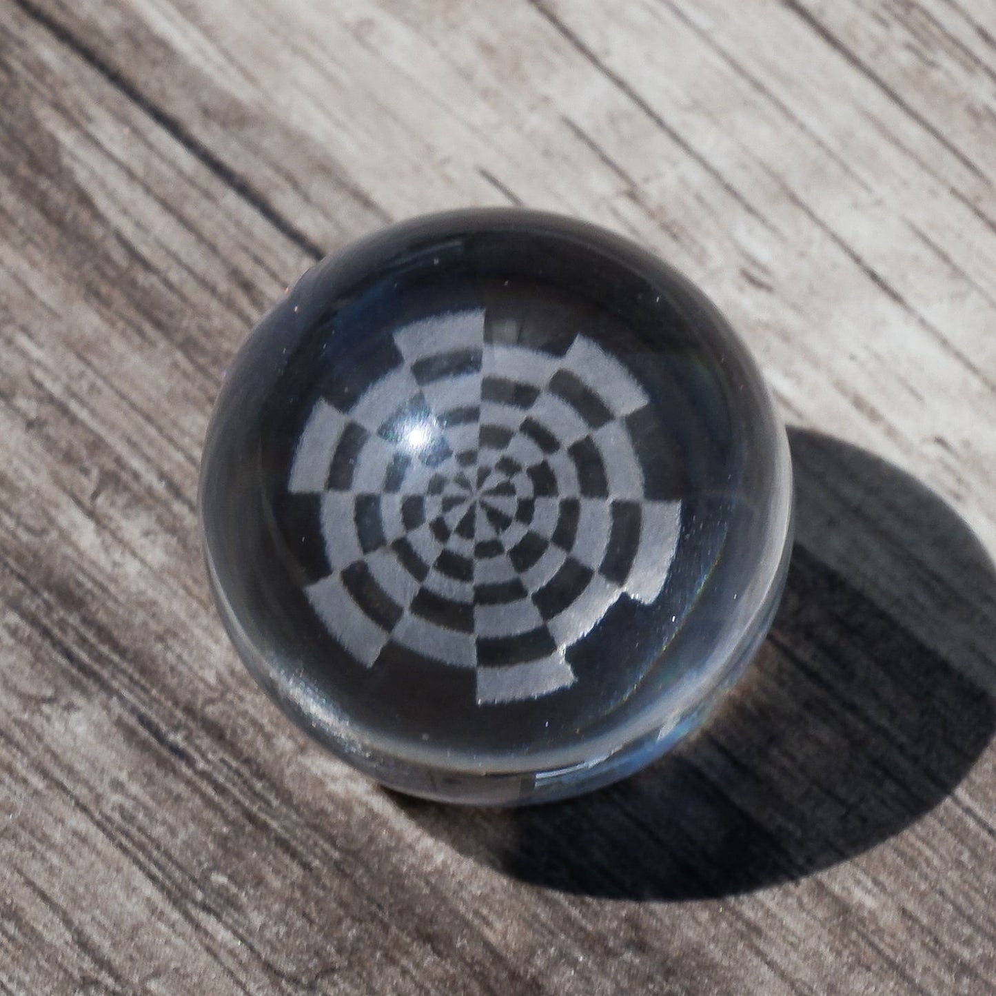 BLOWOUT! 25mm Marble w/ Dart Board Design