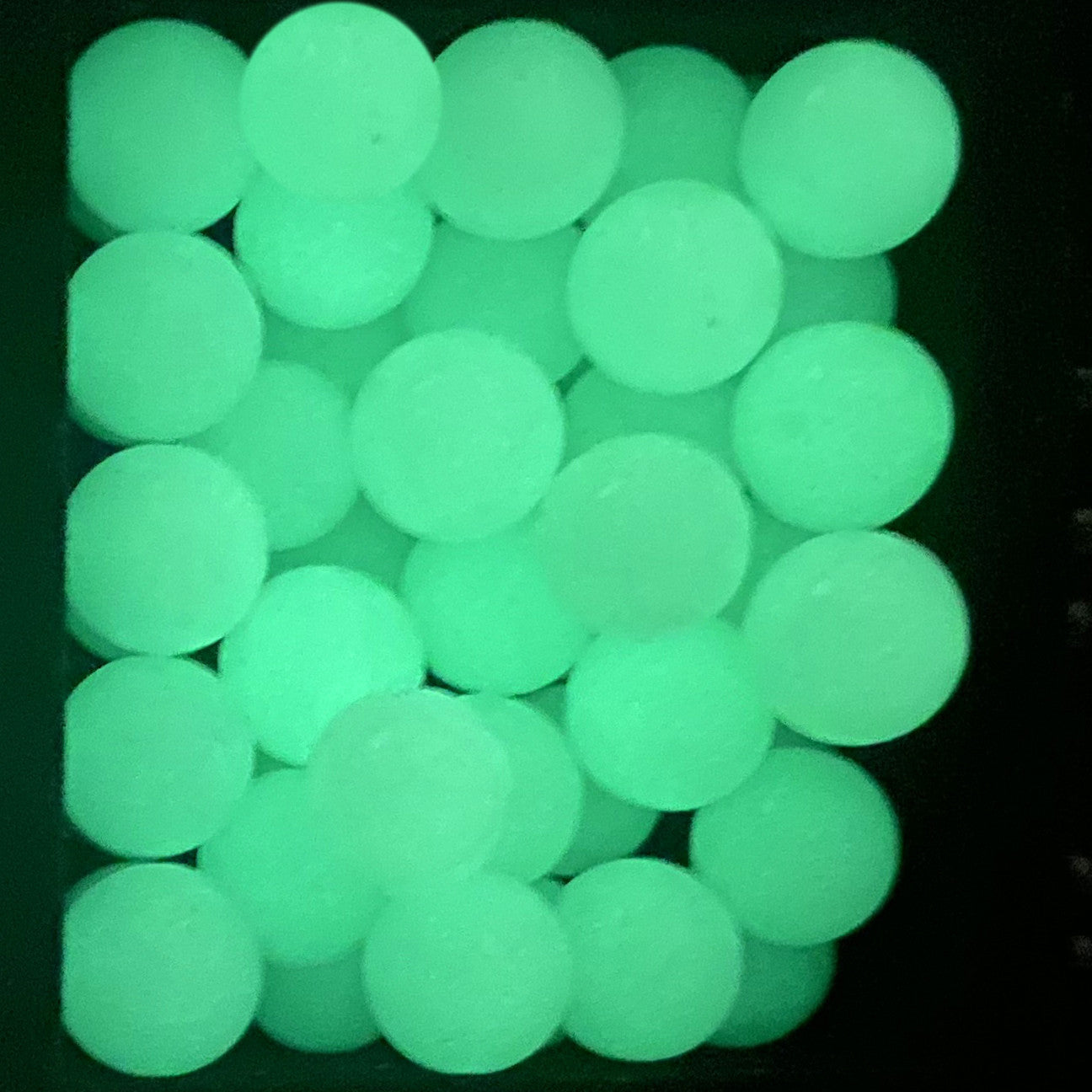 10mm Glow in the Dark Quartz Beads.