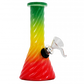 6" 25mm Rasta Twisted Beaker W/ Pullout Slide