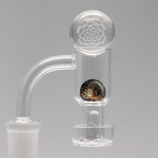 Slurper Set W/ Maze Marble W/ Quartz Pill