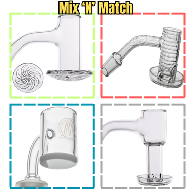 45 Degree Quartz Bangers (13 Styles)