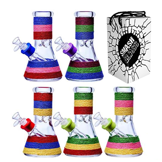 8" 50x7mm TriColor Hemp Rope