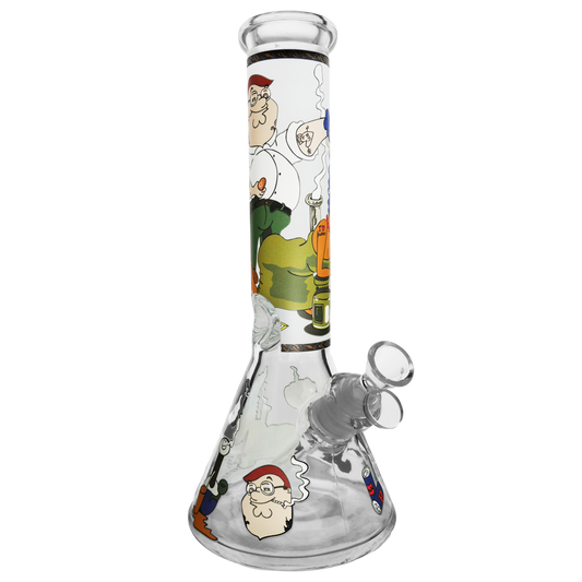 12" 50x7mm Wacked Out Cartoon GLow in the Dark