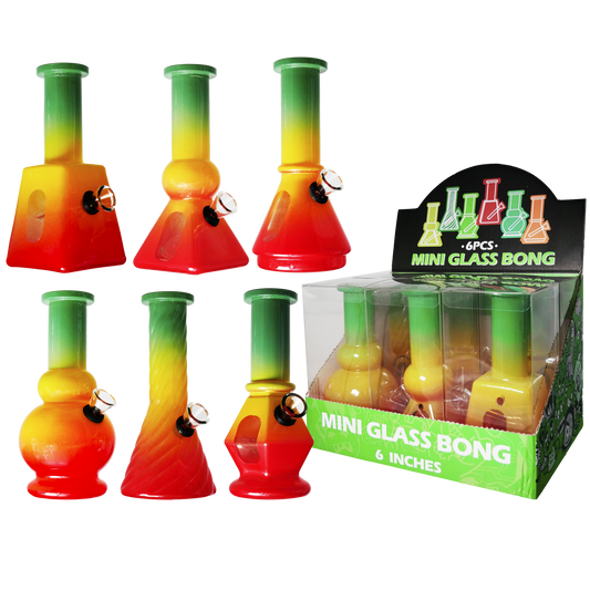 6" Rasta. Sold in 6 Pack