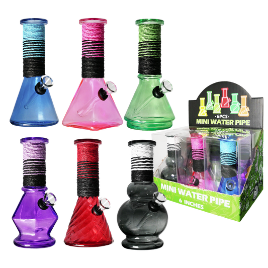 6" Hemp Rope. Sold in 6 Pack